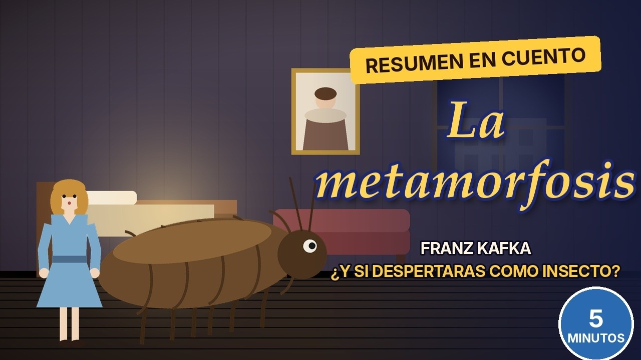 Ilustración del resumen de La metamorfosis del canal Ya me lo leí