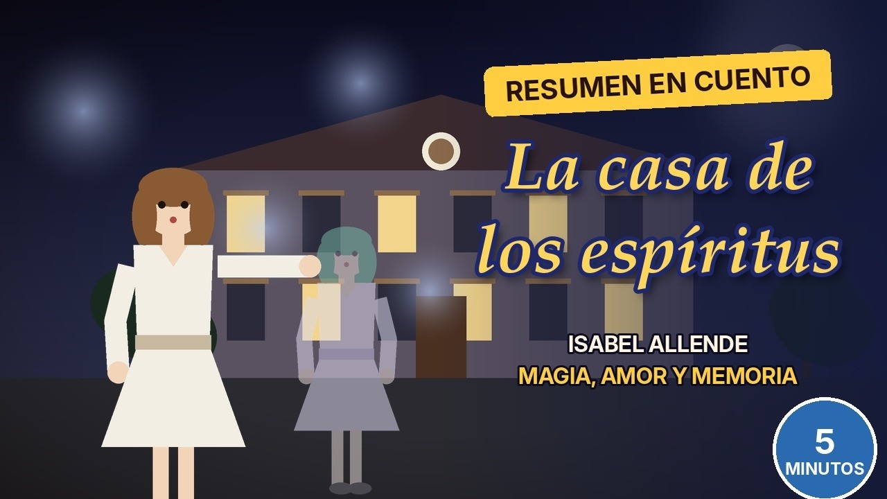 Ilustración del resumen de La casa de los espíritus del canal Ya me lo leí