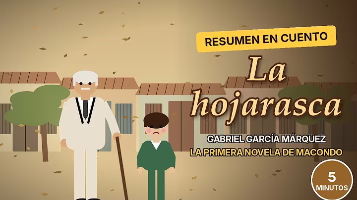 Ilustración del video de La hojarasca en Ya me lo leí