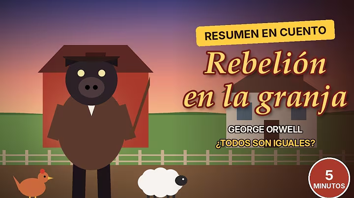 Ilustración del video de Rebelión en la granja en Ya me lo leí