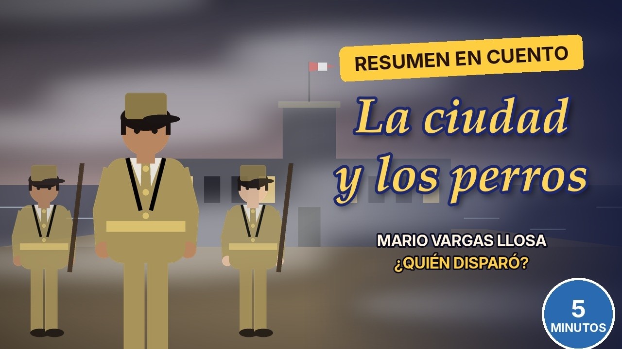 Ilustración del resumen de La ciudad y los perros del canal Ya me lo leí