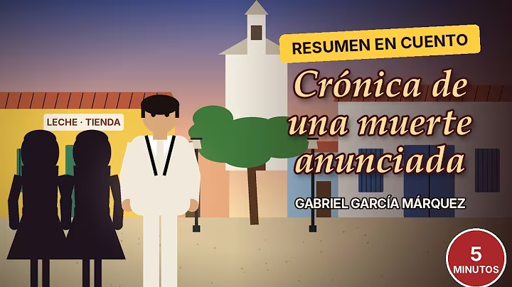Ilustración del resumen de Crónica de una muerte anunciada del canal Ya me lo leí