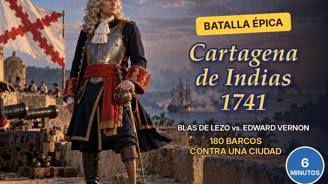 Recreación del documental de Sitio de Cartagena de Indias