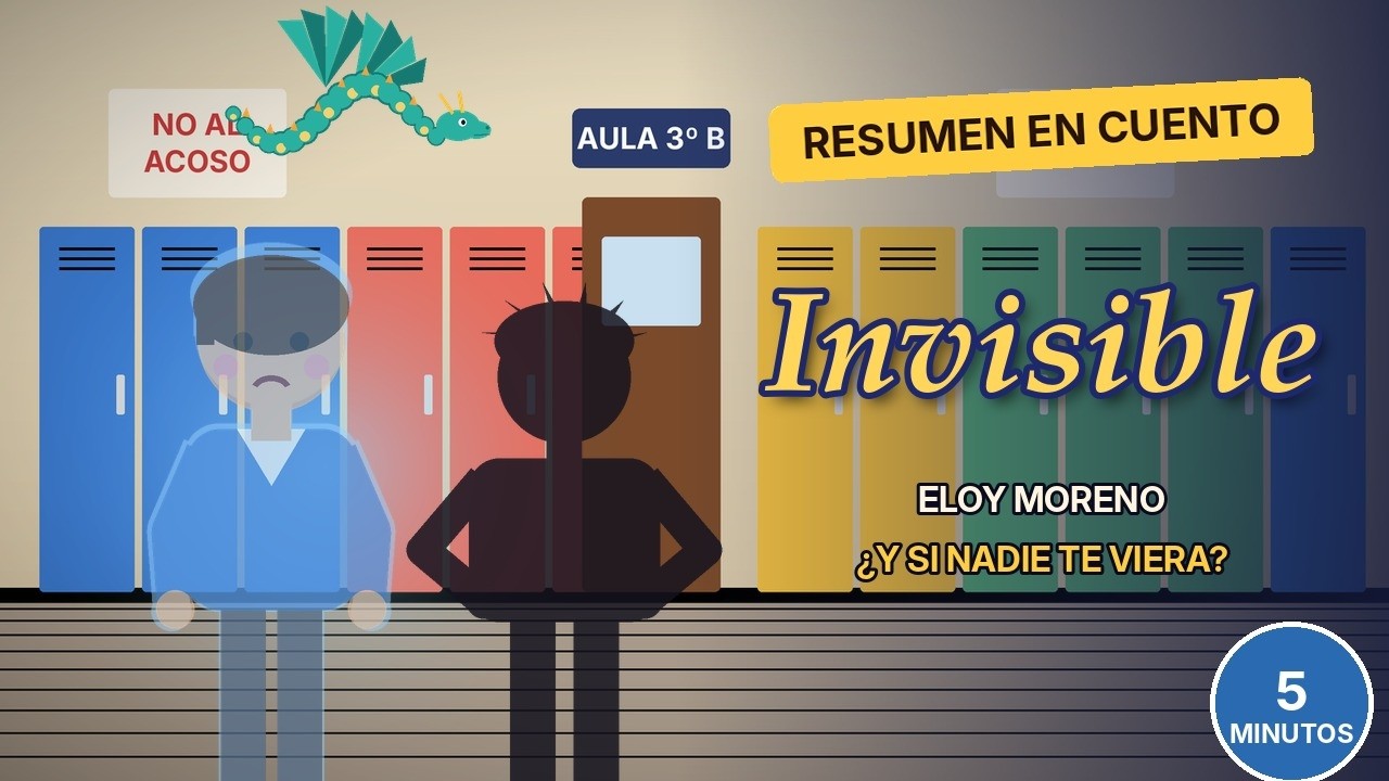 Ilustración del resumen de Invisible del canal Ya me lo leí