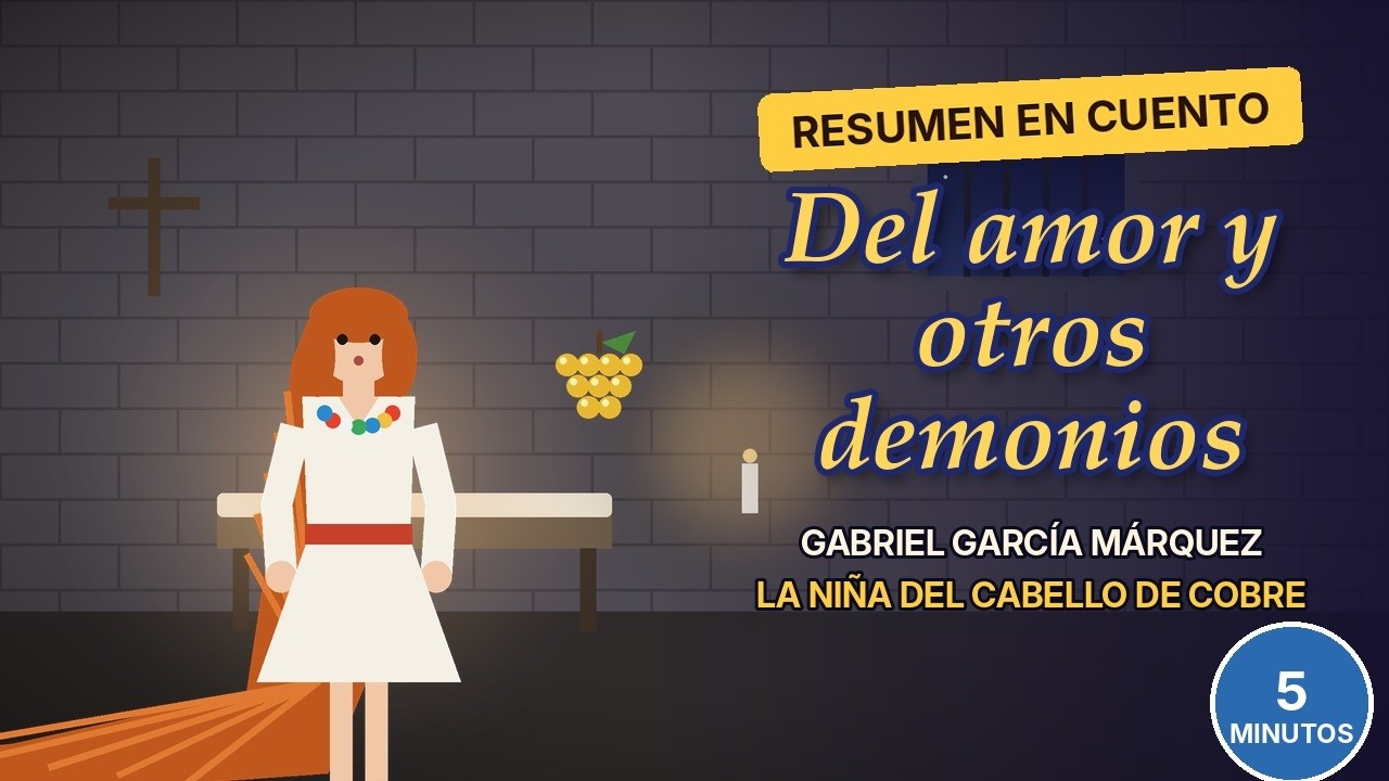 Ilustración del resumen de Del amor y otros demonios del canal Ya me lo leí