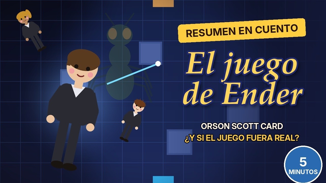 Ilustración del resumen de El juego de Ender del canal Ya me lo leí