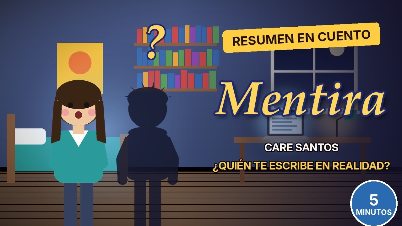 Ilustración del video de Mentira en Ya me lo leí