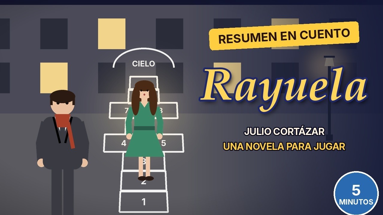 Ilustración del resumen de Rayuela del canal Ya me lo leí